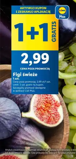 Lidl Figi świeże oferta