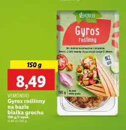 Lidl VEMONDO Gyros roślinny na bazie białka grochu 150 g oferta