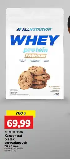 Lidl ALLNUTRITION Koncentrat białek serwatkowych 700 g oferta