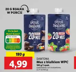 Lidl DAWTONA Mus z białkiem WPC 180 g oferta