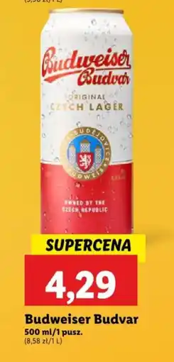 Lidl Budweiser Budvar 500 ml oferta
