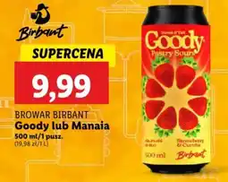 Lidl BROWAR BIRBANT Goody lub Manaia 500 ml oferta