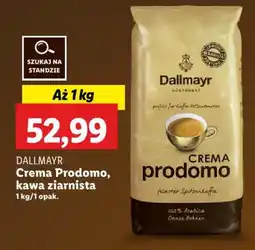 Lidl DALLMAYR Crema Prodomo, kawa ziarnista 1 kg oferta