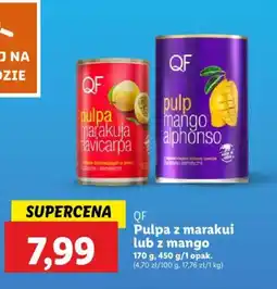 Lidl QF Pulpa z marakui lub z mango 170 g, 450 g oferta