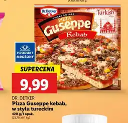 Lidl DR. OETKER Pizza Guseppe kebab, w stylu tureckim 420 g oferta