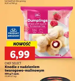 Lidl CHEF SELECT Knedle z nadzieniem twarogowo-malinowym 500 g oferta