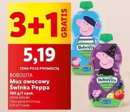 Lidl BOBOVITA Mus owocowy Świnka Peppa 100 g oferta