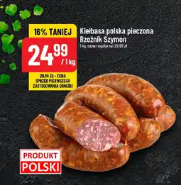 Polomarket Kiełbasa polska pieczona Rzeźnik Szymon 1 kg oferta