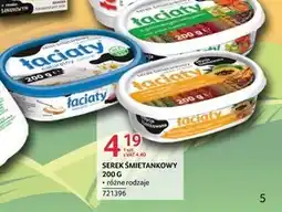 Selgros Łaciaty Serek śmietankowy naturalny 200 g oferta