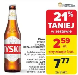 Carrefour Piwo Tyskie oferta