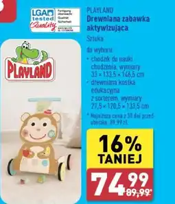ALDI PLAYLAND Drewniana zabawka aktywizująca oferta
