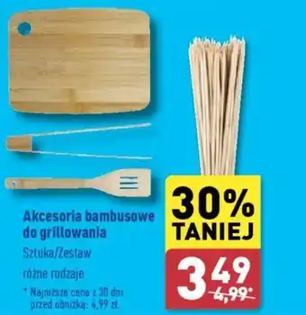 ALDI Akcesoria bambusowe do grillowania oferta