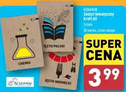 Zeszyt tematyczny kraft A5
