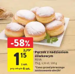 Intermarche Pączek z nadzieniem śliwkowym oferta