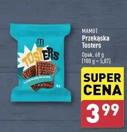 ALDI Ciastka tosters z czekoladą mleczną Mamut oferta