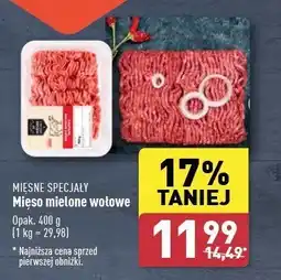 ALDI Mięso mielone wołowe Mięsne specjały zawsze świeże (aldi) oferta