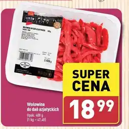 ALDI Wołowina do dań azjatyckich Łuków oferta