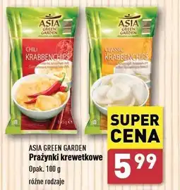 ALDI Prażynki krewetkowe chili Asia green garden oferta