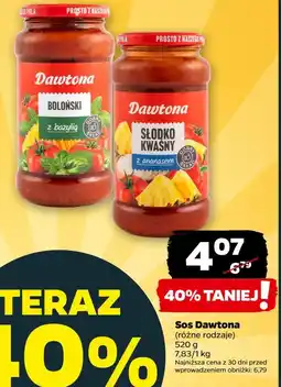 Netto Sos słodko-kwaśny z ananasem Dawtona oferta