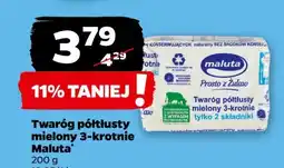 Netto Twaróg półtłusty mielony Maluta oferta