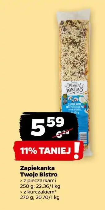 Netto Zapiekanka z kurczakiem oferta