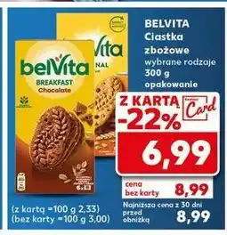 Kaufland Ciastka z miodem i orzechami Belvita oferta