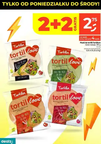 Dealz Tortilla pszenna Tortillove oferta