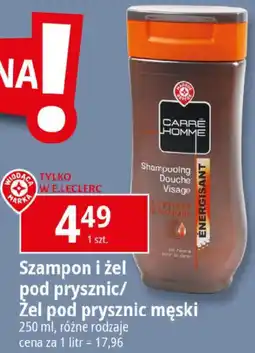 E.Leclerc Szampon i żel pod prysznic/ Żel pod prysznic męski 250 ml oferta