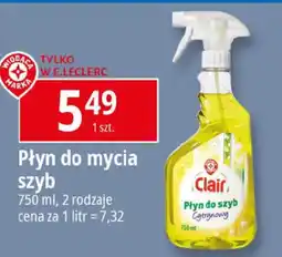 E.Leclerc Płyn do mycia szyb 750 ml oferta