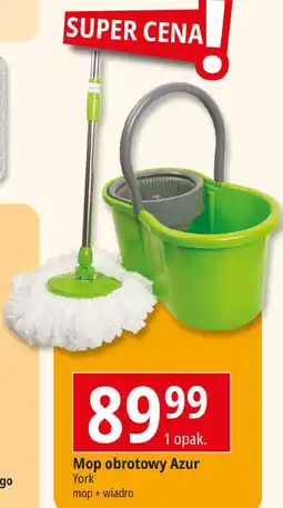 Mop obrotowy Azur York mop + wiadro