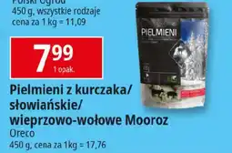 Pielmieni z kurczaka/ słowiańskie/ wieprzowo-wołowe Mooroz Oreco 450 g