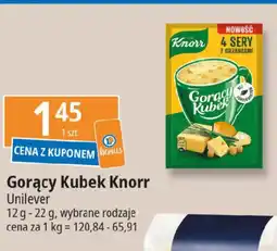 E.Leclerc Gorący Kubek Knorr Unilever 12 g - 22 g oferta