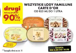Biedronka Lody lemon pie Algida Carte D'or oferta
