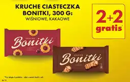 Biedronka Ciasteczka kruche z nadzieniem wiśniowym Bonitki oferta