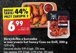 Biedronka Skrzydełka z kurczaka w marynacie hot honey Czas Na Grill oferta