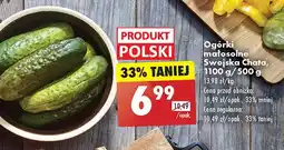 Biedronka Ogórki małosolne Swojska Chata oferta