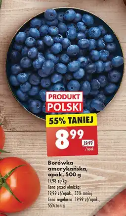 Biedronka Borówka amerykańska 500g oferta