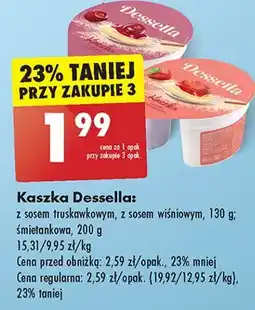 Biedronka Kaszka śmietankowa Dessella oferta