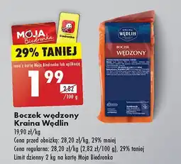 Biedronka Boczek wędzony Kraina Wędlin oferta