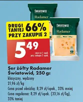 Biedronka Ser radamer Światowid oferta