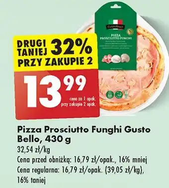 Biedronka Pizza prosciutto e funghi Gustobello oferta