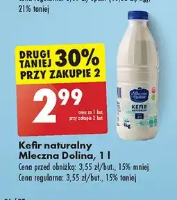 Biedronka Kefir naturalny Mleczna Dolina oferta