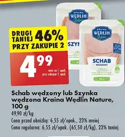 Biedronka Schab wędzony Kraina Wędlin Nature oferta