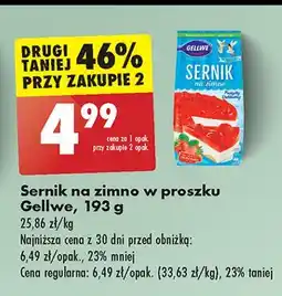 Sernik na zimno Gellwe