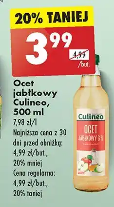 Biedronka Ocet jabłkowy 6% Culineo oferta