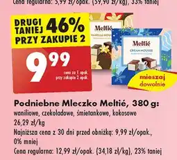 Biedronka Podniebne mleczko czekoladowe Meltie oferta