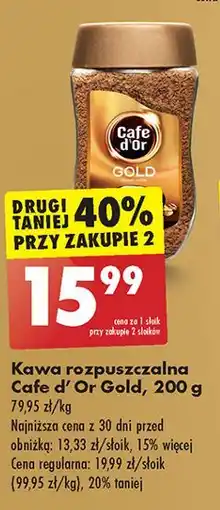 Biedronka Kawa Cafe D'or Gold oferta