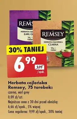 Biedronka Herbata cejlońska Remsey oferta