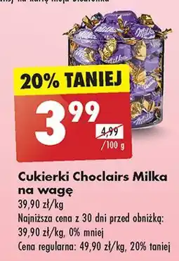 Biedronka Cukierki Milka Choclairs oferta