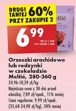 Biedronka Rodzynki w czekoladzie Meltie oferta